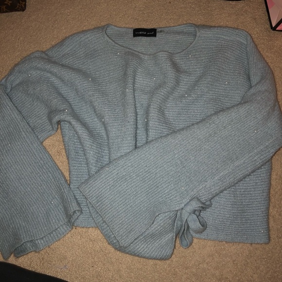 Mustard Seed Sweaters - light blue sweater